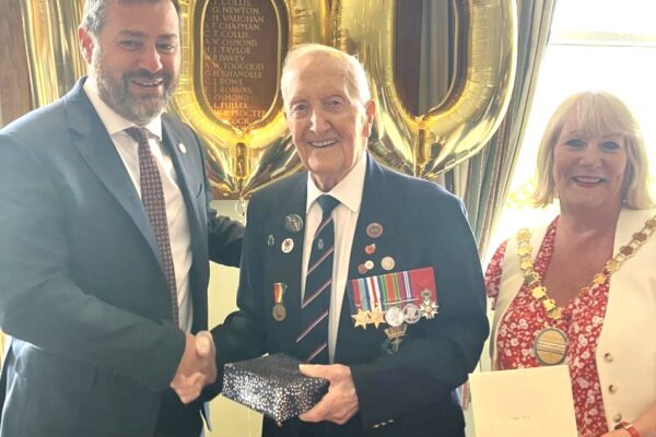 Local Second World War veteran celebrates 100th birthday in style
