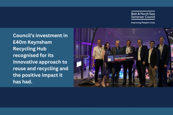 Keynsham Recycling Centre wins construction award
