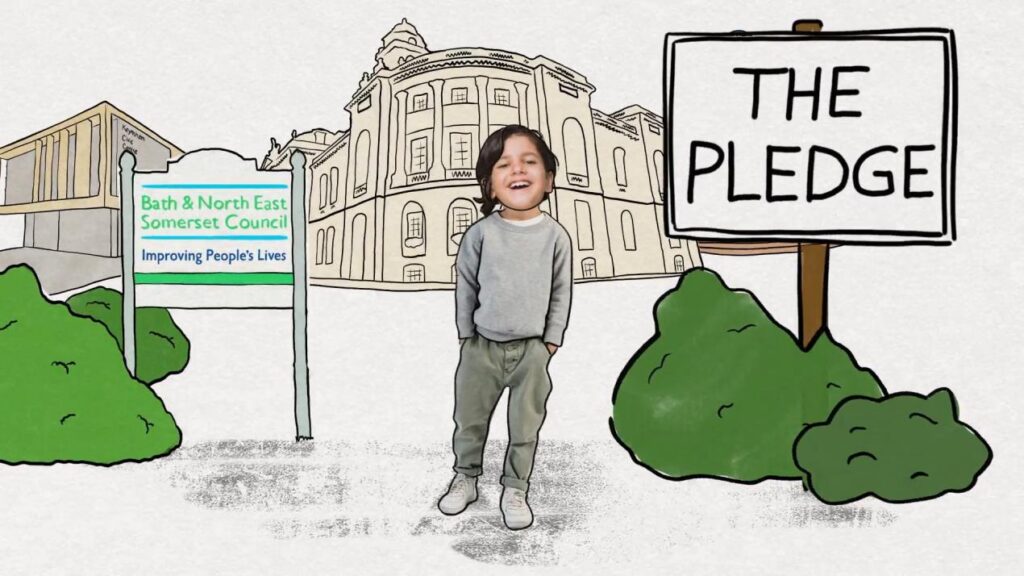 Still from Care Leavers' Pledge videos